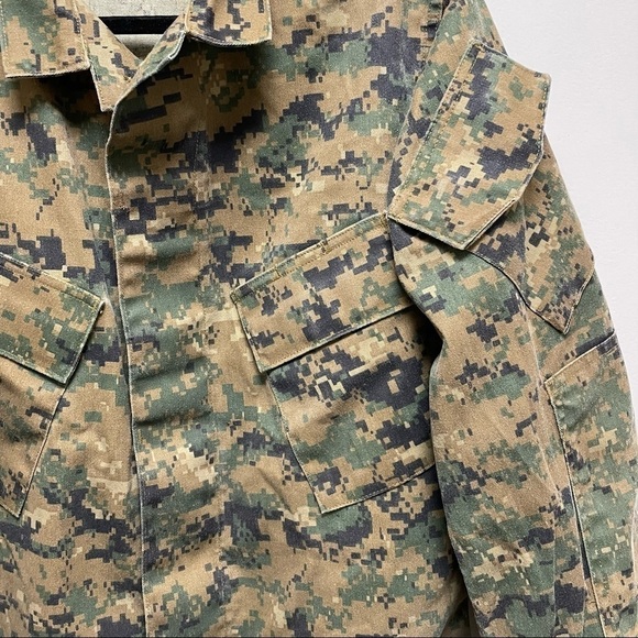 Tru-Spec Digital Camouflage Shirt Jacket Mens Camo Combat Military Sz S Regular. - Picture 3 of 11